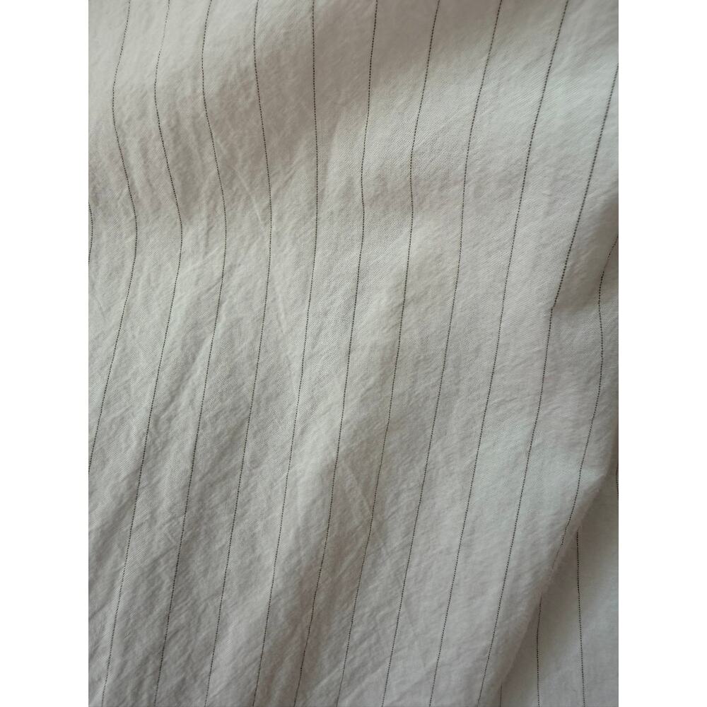 Express White Pinstripe Cotton Button Down Shirt XL 100% Cotton - Picture 4 of 5